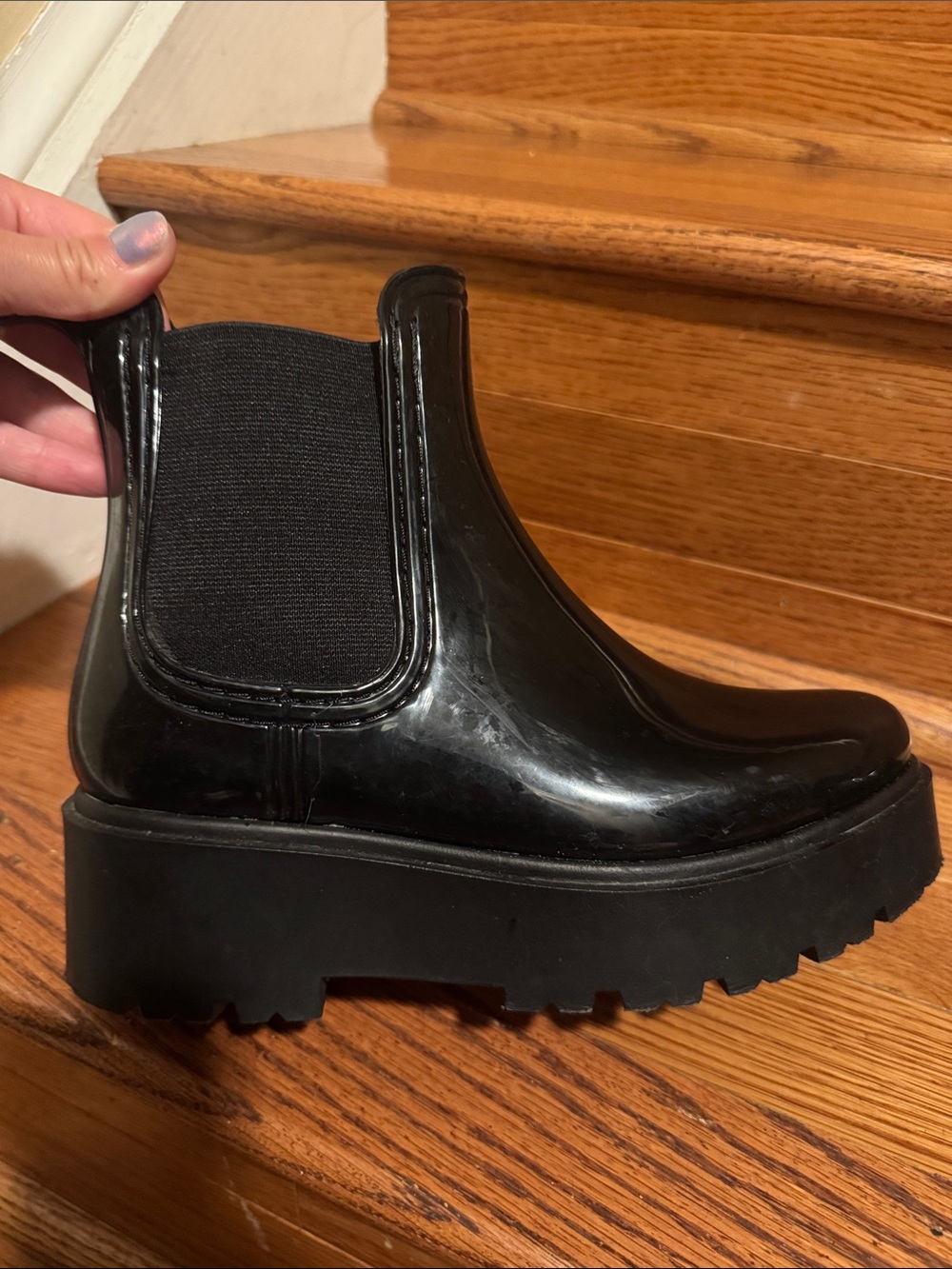 Black Chelsea Waterproof Boots - Women